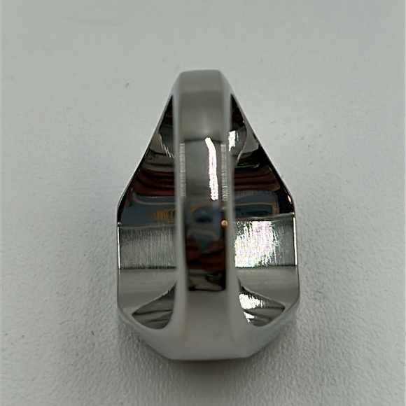 2139- Tiger Eye Natural Gemstone Handmade Men's Ring Size 10.5 NWT - Picture 7 of 7